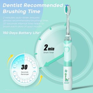 Bàn Chải Điện Seago Cho Bé SG-977-GREEN
