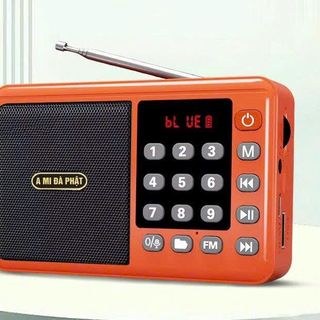 /-rose Máy nghe Pháp, nghe nhạc, đài radio, kết nối Bluetooth, có khe thẻ, usb, có jack cắm tai nghe, cổng Type-C. Có 4 màu