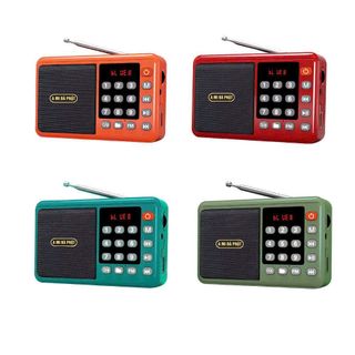 /-rose Máy nghe Pháp, nghe nhạc, đài radio, kết nối Bluetooth, có khe thẻ, usb, có jack cắm tai nghe, cổng Type-C. Có 4 màu
