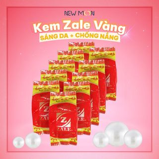 Top Kem Giảm Mụn ZALE Vàng Sáp Ong Chính Hãng 1 Hộp 24 Lọ Sunscreen Sun Cream Làm Đẹp Da Skincare Nữ