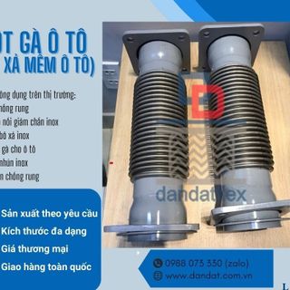 Ruột gà ống xả mềm ô tô, Khớp nối inox, Bô chống rung, Khớp nối mềm inox giảm chấn, Ống nhún ô tô