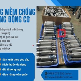 Ruột gà ống xả mềm ô tô, Khớp nối inox, Bô chống rung, Khớp nối mềm inox giảm chấn, Ống nhún ô tô