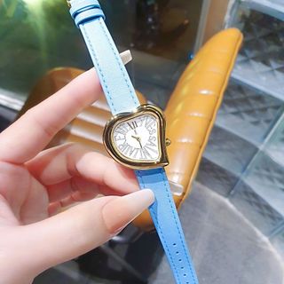 ĐỒNG HỒ NỮ CAO CẤP MỚI NHẤT YvS L DÂY DA MẶT TRÁI TIM