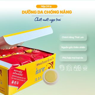 Top Kem Giảm Mụn ZALE Vàng Sáp Ong Chính Hãng 1 Hộp 24 Lọ Sunscreen Sun Cream Làm Đẹp Da Skincare Nữ