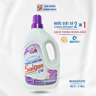 Nước giặt xả Saigon TH 3kg Romantic
