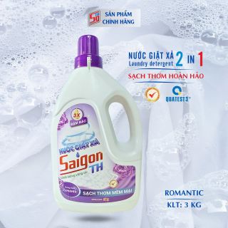 Nước giặt xả Saigon TH 3kg Romantic