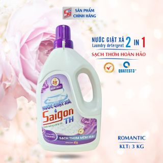 Nước giặt xả Saigon TH 3kg Romantic