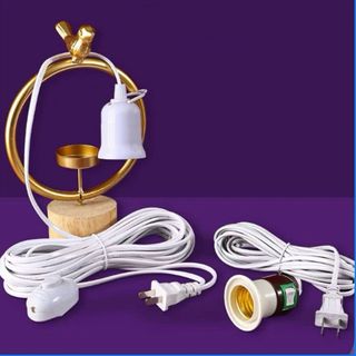 Đui chuôi đèn E27 liền dây điện có công tắc và phích cắm dài 5m