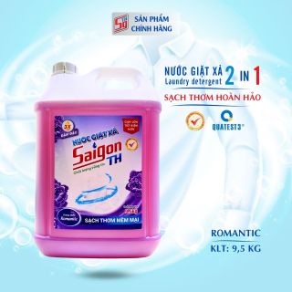 Nước giặt xả Saigon TH 9,5kg Romantic