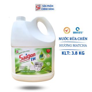 Nước rửa chén Saigon TH 3,8kg hương Matcha