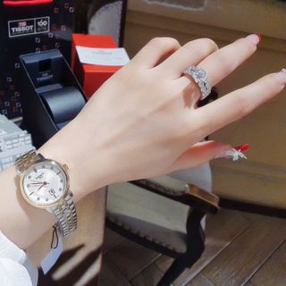 ĐỒNG HỒ NỮ TRUNG CẤP TI SÓT TOPAZ INOX
