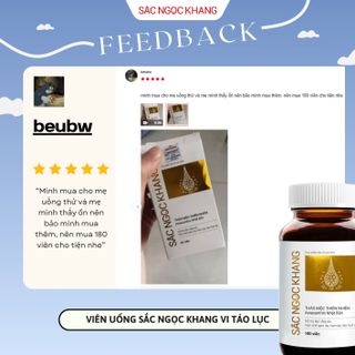 Viên Uống Sắc Ngọc Khang Vi Tảo Lục [Hộp 60 viên]