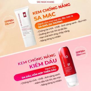Kem Chống Nắng Kiềm Dầu [Tuýp 50g]
