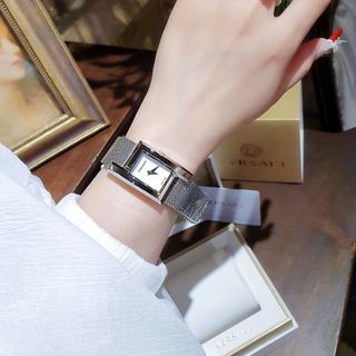 ĐỒNG HỒ NỮ CAO CẤP MỚI NHẤT VERSA GRECA ICON DÂY LƯỚI MẶT CHỮ NHẬT