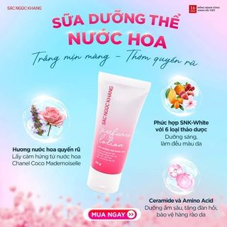 Sữa dưỡng thể hương nước hoa [Tuýp 50g]