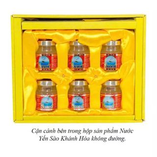 Nước yến sào Khánh Hòa Sanvinest hộp 6 lọ 70ml - S101H6