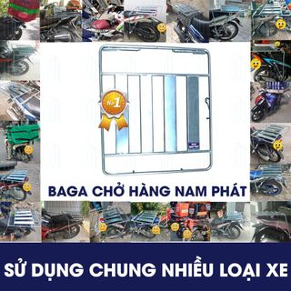 Baga chở hàng Nam Phát 53cm x 73cm cho tất cả các loại xe Honda, Yamaha, Suzuki, SYM
