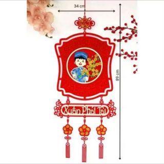 Liễng đỏ trang trí, khánh đỏ trang trí Tết chúc mừng năm mới an khang thịnh vượng