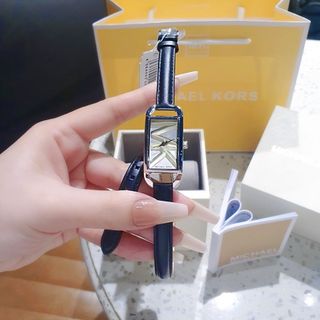 ĐỒNG HỒ NỮ CAO CẤP MỚI NHẤT MKORS 4722 4721 DÂY DA 2 VÒNG TAY