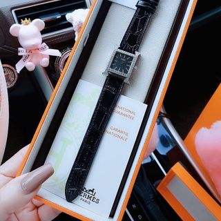 ĐỒNG HỒ NỮ CAO CẤP MỚI NHẤT HEMET DÂY DA MẶT TIA NIỀNG ĐÁ BẠC