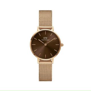 ĐỒNG HỒ NAM NỮ CAO CẤP MỚI NHẤT DAWE AMBER DÂY LƯỚI MẶT TRÒN NÂU SOCOLA
