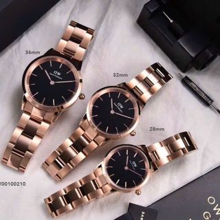 ĐỒNG HỒ NAM NỮ CAO CẤP DAWE ICONIC DÂY THÉP HỒNG KÈM TEM KÍCH HOẠT BẢO HÀNH ĐIỆN TỬ