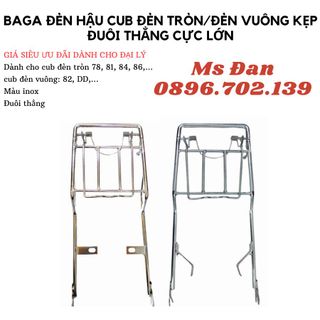 Baga sau hậu Cub Đèn Vuông/Tròn Kẹp Bẫy Chuột Cực Lớn Đặc