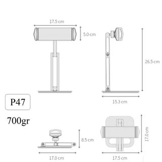 GIÁ ĐỠ IPAD, IPHONE GALAXY TAB P47 CAO CẤP