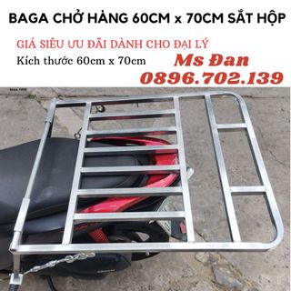 Baga Chở Hàng Hộp 60cm x 70cm Sử dụng nhiều loại xe Chuẩn Nam Phát