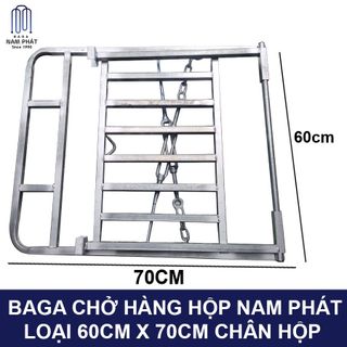 Baga Chở Hàng Hộp 60cm x 70cm Sử dụng nhiều loại xe Chuẩn Nam Phát