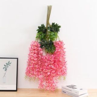 Hoa tử đằng,hoa tử đằng giả , trang trí nhà cửa sân vườn,dài 110cm nhiều màu sắc siêu đẹp
