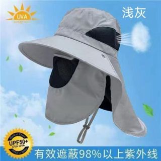 Mũ chống nắng mùa hè Chống tia cực tím Mũ câu cá ngoài trời dành cho nam nữ Đi bộ đường dài Cắm trại Tấm che xô Mũ cổ nắp ngư dân Mũ