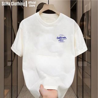 Áo Thun Nam Tay Ngắn Cổ Tròn - Cotton 100%, Form Đẹp, Mềm Mịn, Không Bai Xù