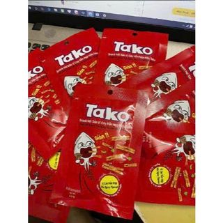 Snack Hải Sản Vị Cay Hỗn Hợp Hiệu Tako 6.5g -Hương vị đậm đà, cay nồng, hấp dẫn từ biển cả Thái Lan
