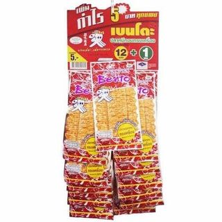 Snack Hải Sản Cay Ngọt Bento 4g (Đỏ Treo)