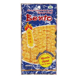 Snack Mực Tẩm Gia Vị Cay Bento 4g (Xanh Treo)