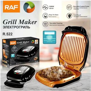 Máy Nướng Thịt và Bánh Sandwich RAF R522 Chống Dính Siêu Bền - Kho sỉ Jan Mart