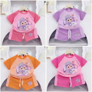 BỘ COTTON BÉ GÁI BABY THREE