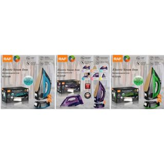 Bàn Là Hơi Nước Cầm Tay Không Dây RAF 2400W Chức Năng Tự Làm Sạch Và Chống Nhỏ Giọt Tiện Lợi Mạnh Mẽ - Kho sỉ Jan Mart