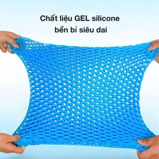 ĐỆM NGỒI SILICON 2 LỚP CAO CẤP - THOÁNG KHÍ, GIẢM ĐAU MỎI