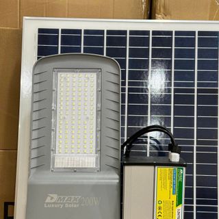 ĐÈN ĐƯỜNG NĂNG LƯỢNG MẶT TRỜI CAO CẤP 200W SIÊU SÁNG