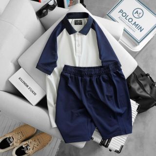 ĐỒ BỘ NAM POLO THUN TRƠN