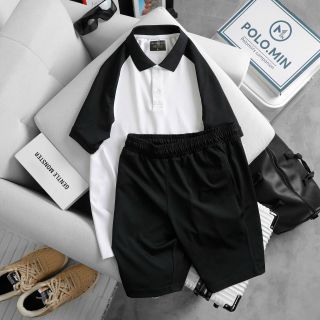 ĐỒ BỘ NAM POLO THUN TRƠN