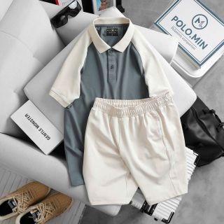 ĐỒ BỘ NAM POLO THUN TRƠN