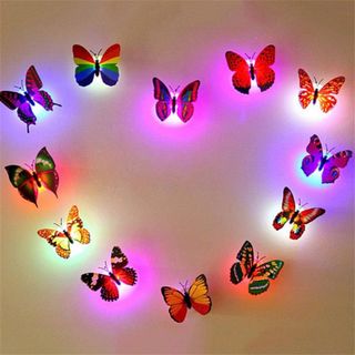 Đèn Led Dán Tường Hình Bướm