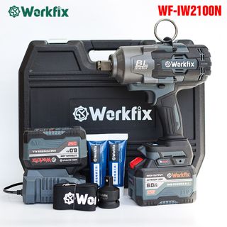 Máy Siết Bulong WORKFIX WF-IW2100N,Lõi Đồng 100%, Đầu 3/4 Lực Siết Khủng 2100nm, Mở Bulong Xe Tải, Lực Khủng