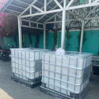 Bán tank nhựa ibc 1000 lít, thùng nhựa 1000 lít vuông, bồn nhựa đựng hoá chất 1000 lít khung thép