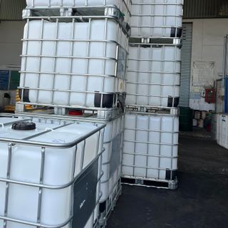 Bán tank nhựa ibc 1000 lít, thùng nhựa 1000 lít vuông, bồn nhựa đựng hoá chất 1000 lít khung thép