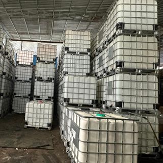 Bán tank nhựa ibc 1000 lít, thùng nhựa 1000 lít vuông, bồn nhựa đựng hoá chất 1000 lít khung thép