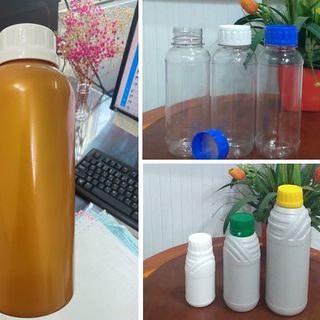 Sản xuất chai nhựa 1 lít, chai nhựa HDPE 0.5 lít, chai nhựa 250ml đựng hoá chất, chai nhựa 100ml đựng cồn y tế, lọ nhựa 50ml tròn